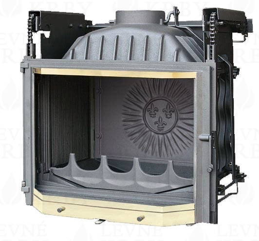Топка DECO 740 DO BR подъёмный механизм дверцы латунный фасад