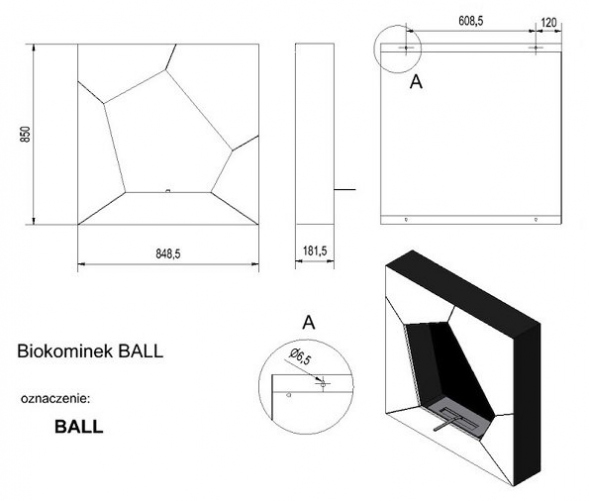 Биокамин Ball