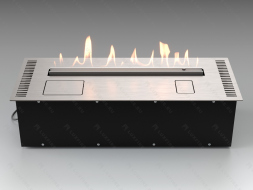 Автоматический биокамин Lux Fire Smart Flame 700 RC INOX