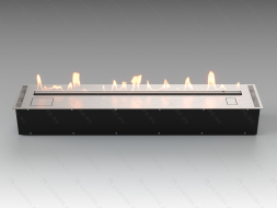 Автоматический биокамин Lux Fire Smart Flame 1400 RC INOX